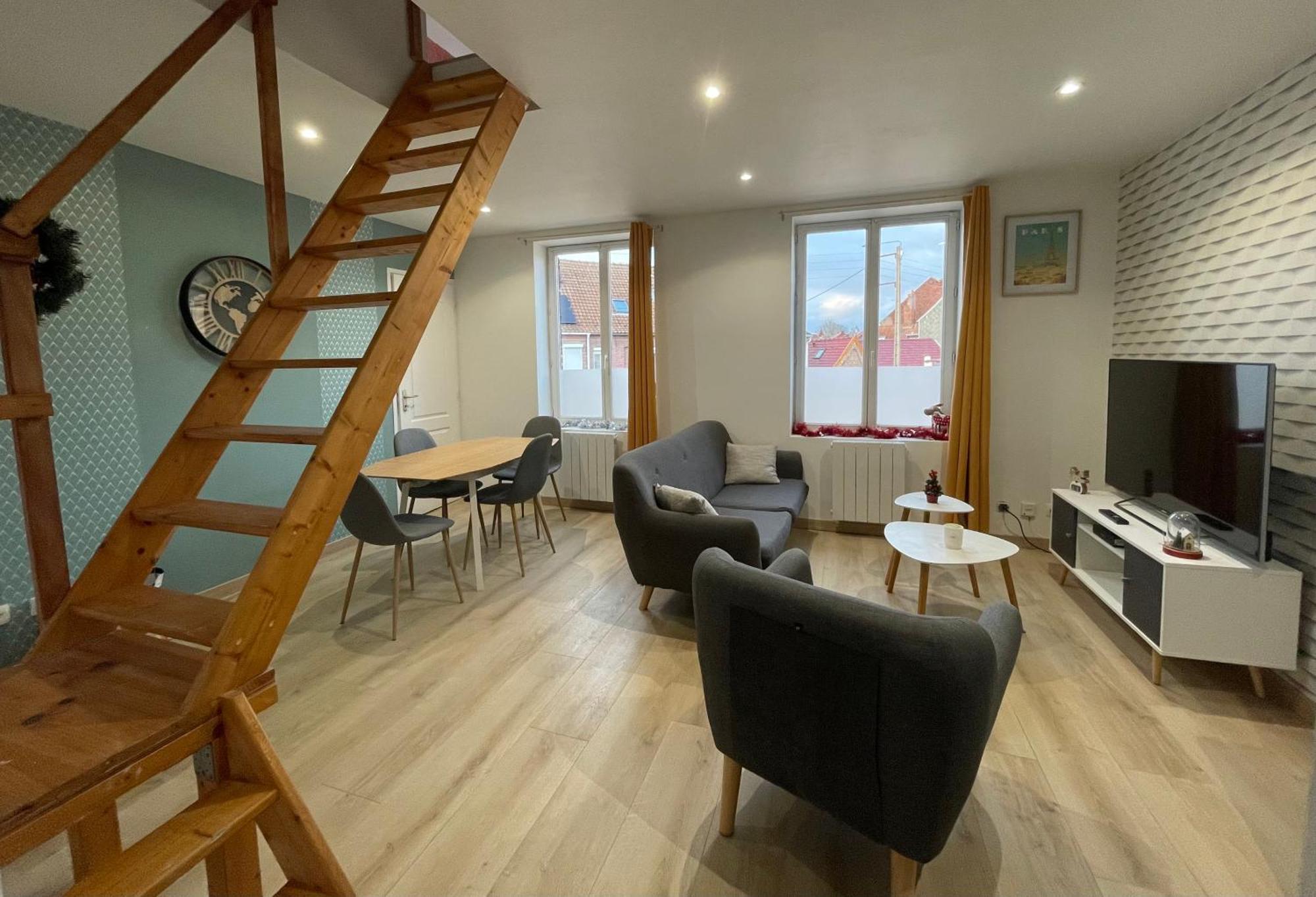 Gite Le Duplex - 5Min De La Gare Vers Lille-Lens-Arras Phalempin Zewnętrze zdjęcie